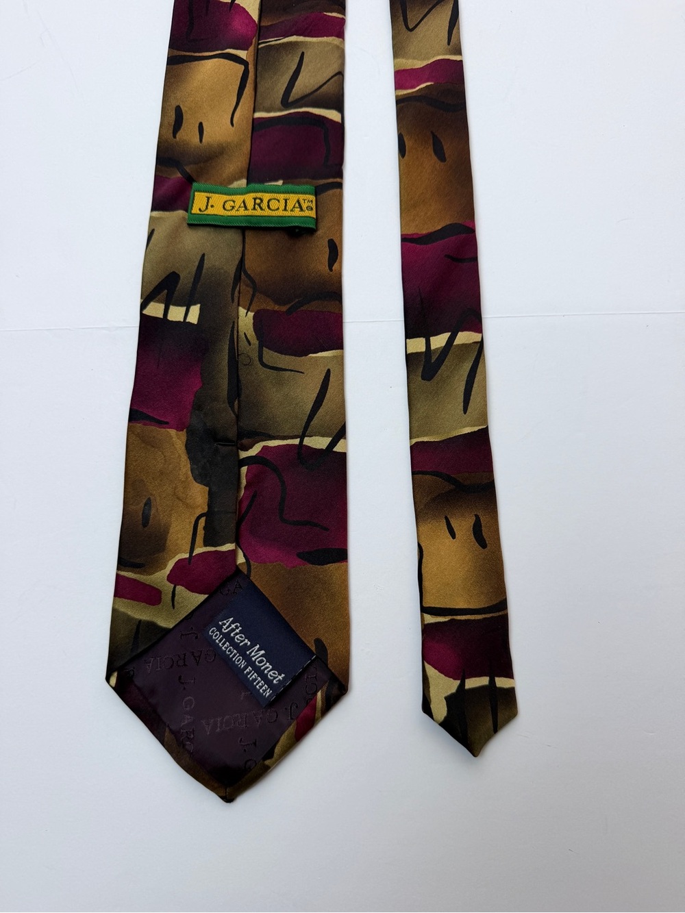 J. Garcia Jerry Garcia Men’s Tie After Monet Collection XV Abstract Silk Necktie